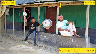 Aluminum Dish Hit Prank on Public  Funny Prank Videos\ Rs Furti Prank