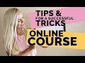 Tips for creating an online course