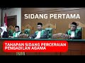 Tahapan sidang perceraian pengadilan agama sidang pertama