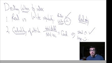 When to Index an RDBMS