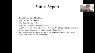 Celebrity Week 18 Senior Project Status Report Wealth