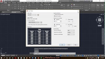 How to Link Data in Autocad- Create Data link in Autocad- Table Link Data Autocad in Hindi