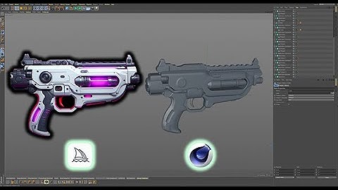 Timelapse ---- From Midjourney to Cinema 4D HARD SURFACE SPEED TUTORIAL - Sci Fi Weapon