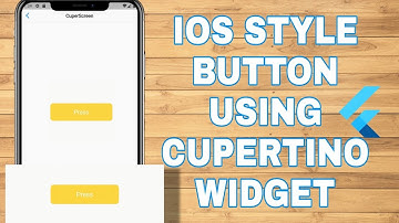 Cupertino Button IOS Style App With Flutter - Cupertino Widgets | easyFlutter