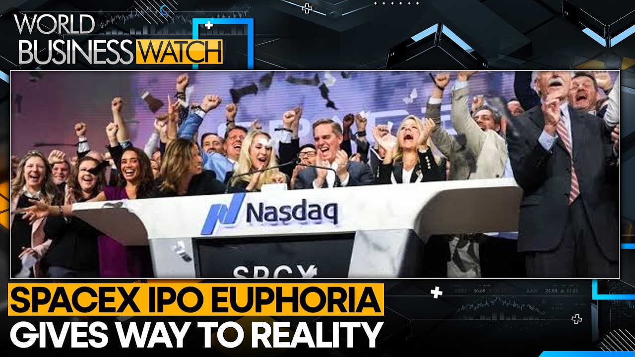 SpaceX's Post-IPO Selloff Deepens | WION World Business Watch