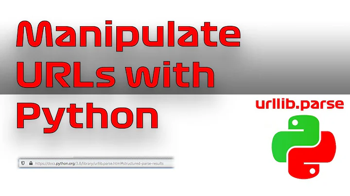 Python | How to manipulate URLs