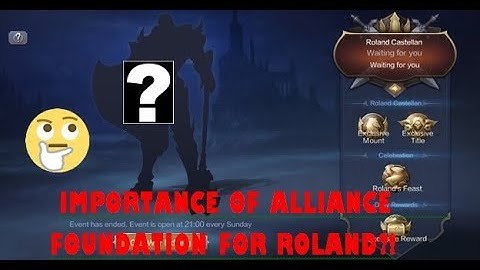MU ORIGIN 2 IMPORTANCE OF ALLIANCE FOUNDATION FOR ROLAND!