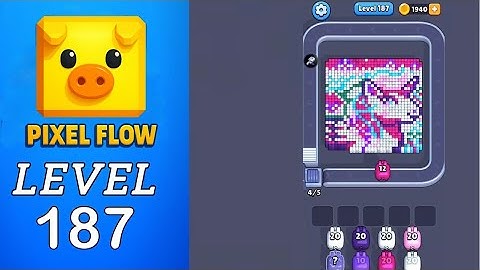 Pixel Flow Level 187 Walkthrough