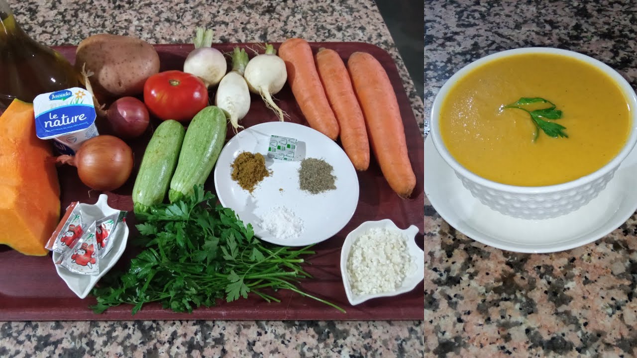 الشوربة ( الصوبة ) المغربية بالخضر سريعة التحضير