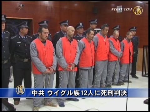 中共 ウイグル族12人に死刑判決(2014.10.15) - YouTube
