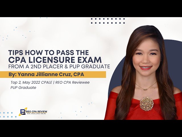 Tips How to Pass the CPA Licensure Exam from a 2nd placer & PUP Graduate class=
