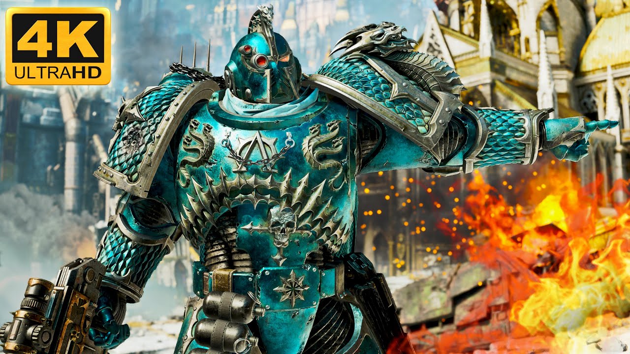 NEW ALPHA LEGION'S CHAMPION vs Tyranids - Warhammer 40k: Space Marine 2 ...