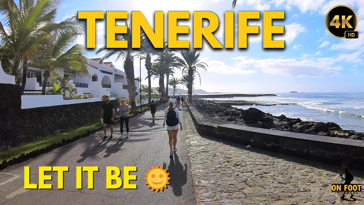 Tenerife, February 15, A Day in Las Américas, Just as It Is | Where the Light Meets the Sea Walk 4K