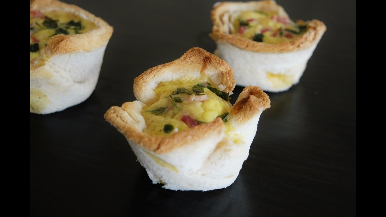 Quiche Avec Du Pain De Mie Aux Fourneaux