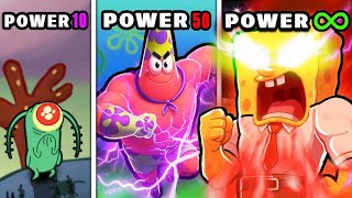 Strongest vs Weakest Spongebob Characters