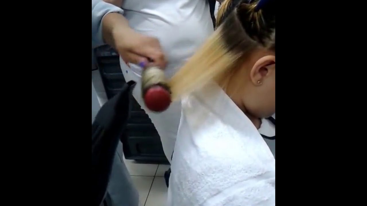 Como fazer escova - aula senac