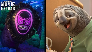 Moana 'Easter Eggs' Bonus Clip with Flounder, Flash & Baymax [Blu-Ray/DVD 2017]