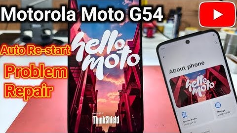 Moto G54 5G Auto Restart Problem Repair | Moto Auto Restart Problem Repair @AW_Mobiles 