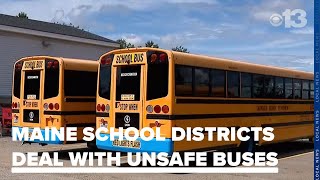 'We got bad buses': Winthrop, Yarmouth electric school buses still unsafe for road