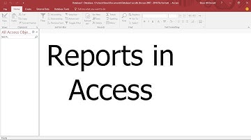 Microsoft Access Tutorial #5 - Creating Reports Tutorial and Wrap-up - for Beginners