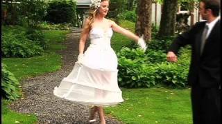 Hoopskirt 101 The Girlfriends Guide to Wearing a Big Wedding Dress