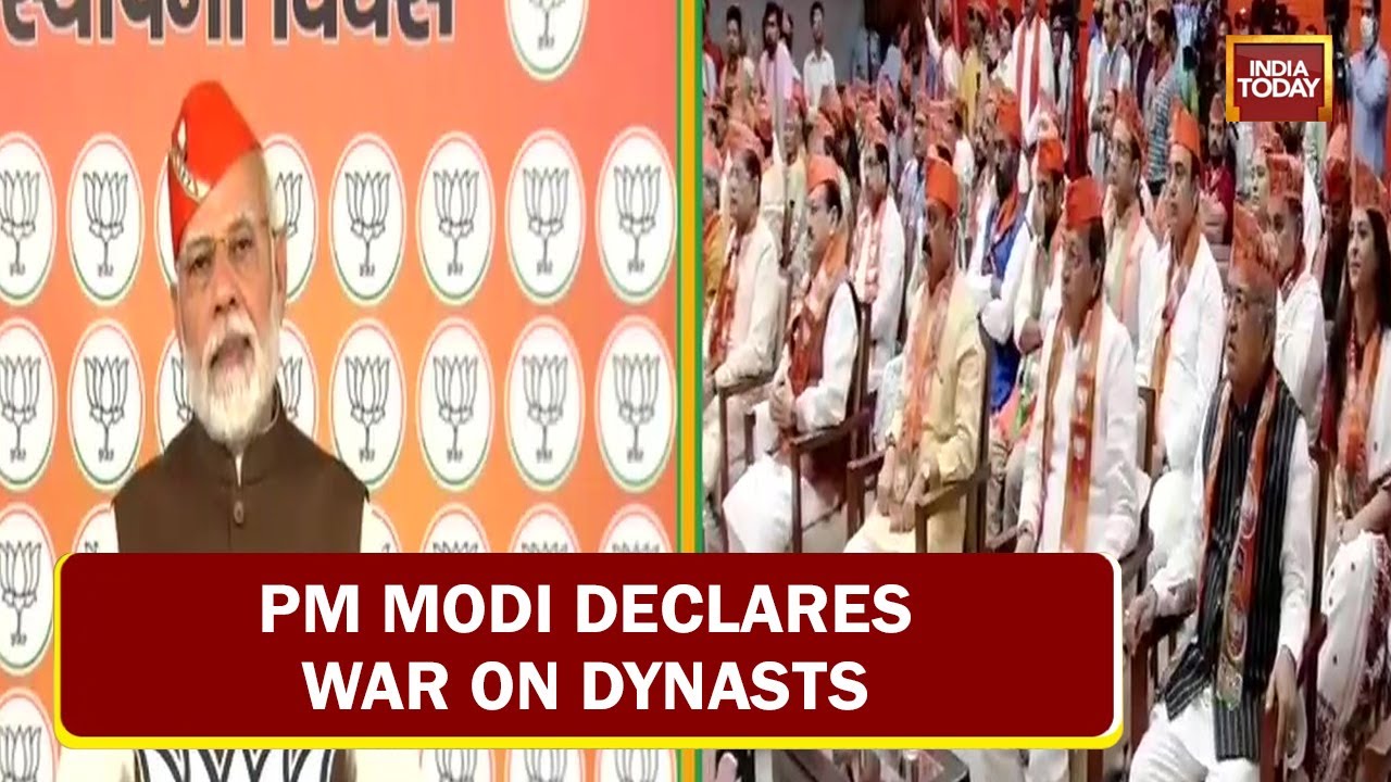 PM Modi Declares War On Dynasts On BJP's 42nd Foundation Day, Says Only BJP Is Against Dynastic Rule