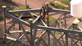 Fatal Tower Accident Gin Pole Falls 1000 Feet Off The WPLG WSVN Tower