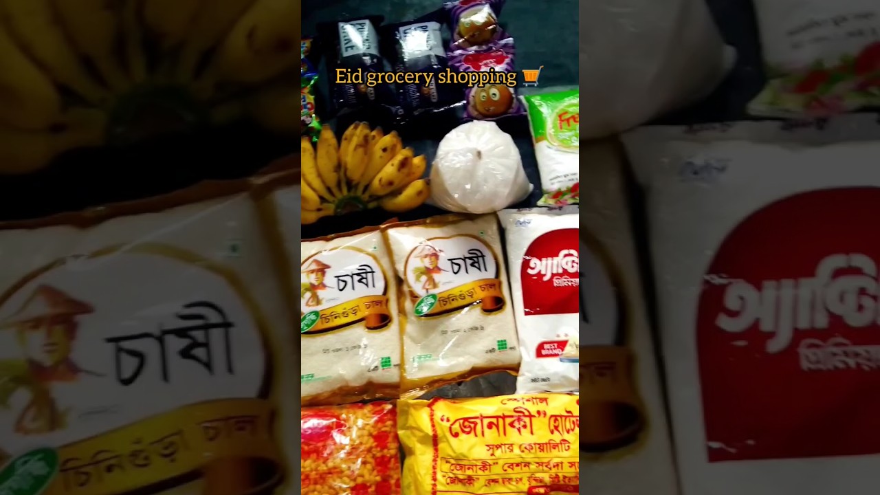 Eid grocery shopping🛒