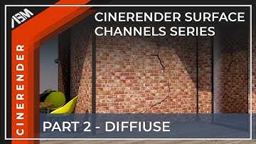 CineRender Surface Settings Series Part 2 Diffuse Channel in ARCHICAD