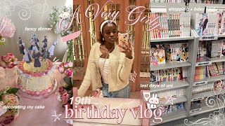 days in my life 🐇| birthday vlog, fancy bday dinner, decorating my cake, last days of uni & mangas screenshot 5
