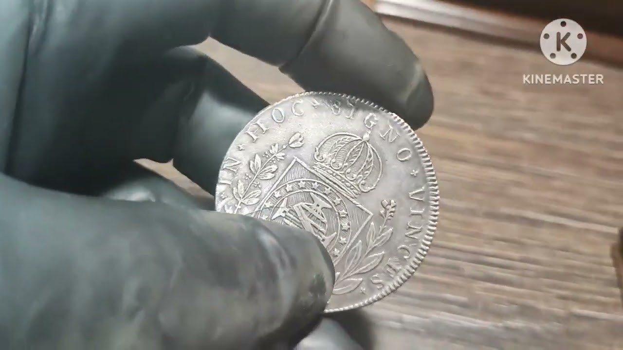 Patacão do império 1827 - data mais Escassa da série patacões.