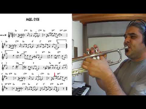 Angel Eyes - terompet tema tutorial [gratis PDF download Bb-C]