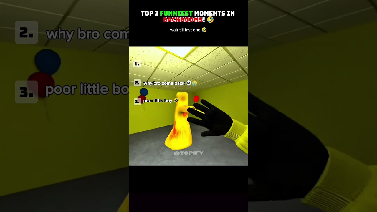 Топ-3 самых смешных моментов из BackroomsVR 😱🤣 