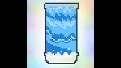 Waterfall animation and colouring