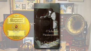 F.schubert Heidenroslein D.257　Claire Duxsoprano　Brunswick Cliftophone15061　10Inch 80Rpm