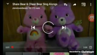 Cheer Bears Sing Share Bears Sing Along