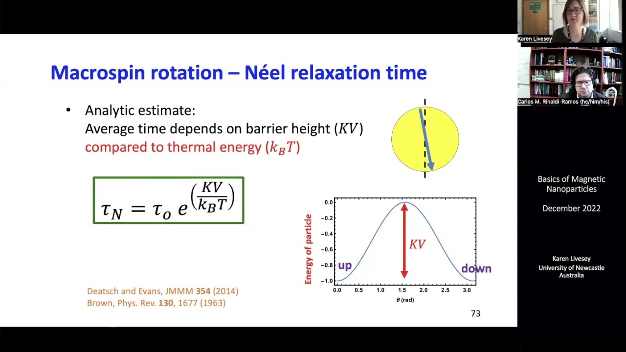 Basics of Magnetic Nanoparticles - Part 2: Dynamics