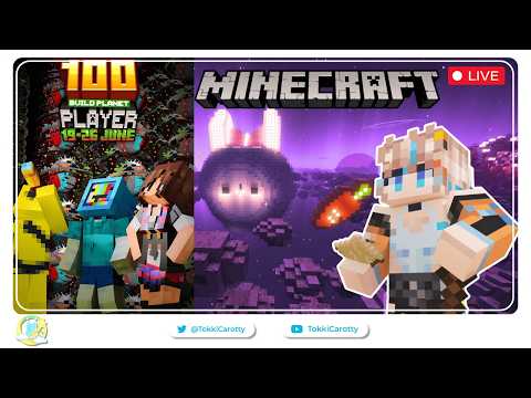 🥕 [ Minecraft ] Bikin planet benuuuy #100buildplayer #part2 🥕