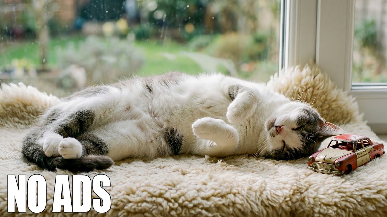 12 часов “healing”-музыки для кошек 🐾 Мирная атмосфера для кошек и мягкое успокоение 🎶 Без рекламы