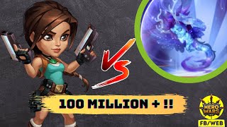 Hero Wars Tomb Raider 100mil Vs Osh! | Hero Wars Dominion Era