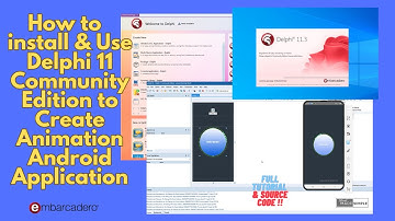 How to install Delphi 11.3 (Alexandira) CE Incl. Eclipse Temurin JDK 11 and Android SDK tools.