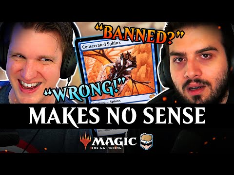 The Commander ban list is crazy