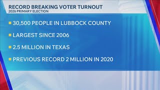 Record breaking voter turnout in this year's primary election