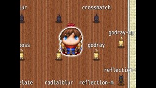 RPGツクールMZ フィルターデモ / RPG Maker MZ Screen Effect filter demo