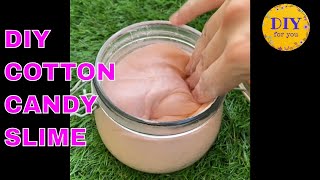 How to make the best FLUFFY SLIME! DIY COTTON CANDY SLIME! Slime tutorial for beginners!