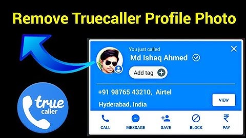 How To Remove Truecaller Photo | Truecaller Se Apna Photo Kaise Hataye | Truecaller Profile Picture