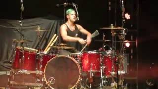 Awesome Halestorm Drum Solo in Houston