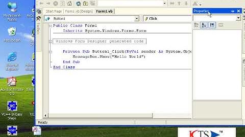 Familarizing VB.NET Environment  VB.NET Programming|VB.NET Video Tuorials