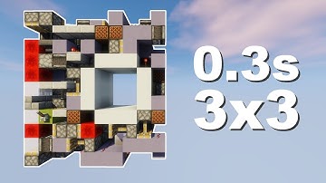 Supercharged 3x3 Piston Door / Minecraft Tutorial and Explanation