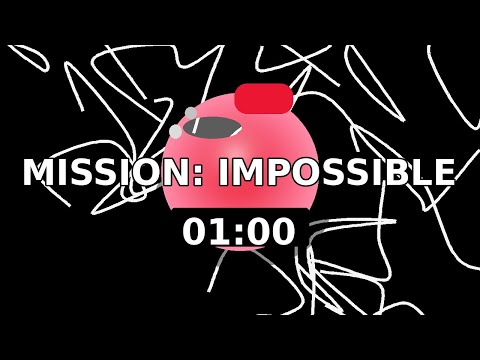 1 Minute Timer Bomb [MISSION IMPOSSIBLE] 💣